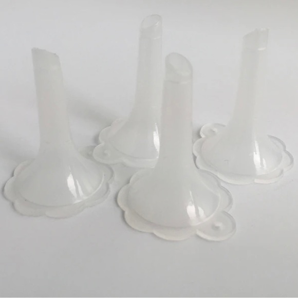 10 pcs Mini flower Frosted Funnel  (10 in a Pack) New - Picture 4 of 6